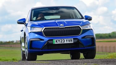 Skoda Enyaq Coupe - front cornering